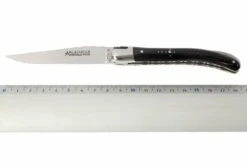 Fontenille Pataud « Le Pocket » Guillochée, Corne De Buffle Noire FPL9PCNTG -Optimal Couteaux Magasin FPL9PCNTG 05 fontenille pataud fpl9pcntg d5