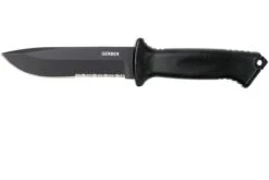 Gerber Prodigy Fixed Blade Black Serrated 22-01121 Couteau Fixe