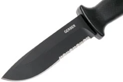 Gerber Prodigy Fixed Blade Black Serrated 22-01121 Couteau Fixe 10 Gerber Prodigy Fixed Blade Black Serrated 22-01121 Couteau Fixe -Optimal Couteaux Magasin GE22 01121 03 gerber ge22 01121 03