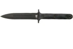 Rick Hinderer EK Dagger O1 Parkerized, Black Micarta Commando Poignard