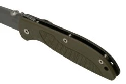 Rick Hinderer FireTac Spanto Acid Stonewash, Battle Bronze OD Green G10, Couteau De Poche -Optimal Couteaux Magasin HRK FT SP BABR OD 07 hinderer