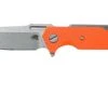 Rick Hinderer Half Track Gen 2, Spearpoint 20CV, Orange G10, Couteau De Poche