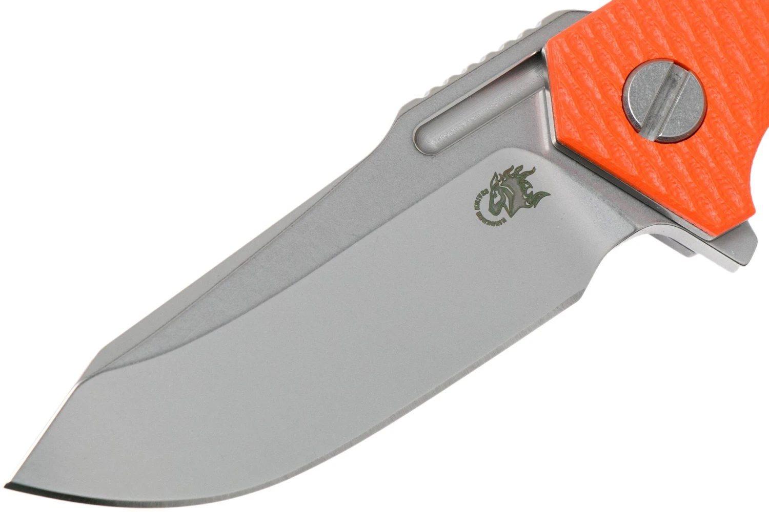 Rick Hinderer Half Track Gen 2, Spearpoint 20CV, Orange G10, Couteau De Poche 3 Rick Hinderer Half Track Gen 2, Spearpoint 20CV, Orange G10, Couteau De Poche – Image 3