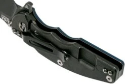 Rick Hinderer Jurassic Slicer Battle Black, Blue/Black G10 CPM 20CV Couteau De Poche -Optimal Couteaux Magasin HRK JU SL BBL BB 05 rick hinderer knives