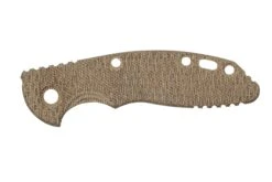 Rick Hinderer XM-18 3" Plaquette De Manche, Textured Natural Micarta