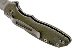 Rick Hinderer XM Slippy 3" Sheepfoot 20CV OD Green G10 Slipjoint Couteau De Poche -Optimal Couteaux Magasin HRK SLIPPY SF OD 05 rick hinderer