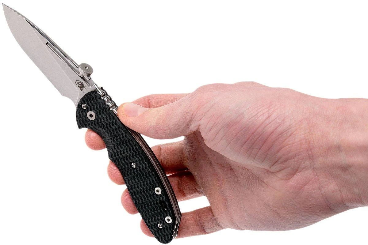 Rick Hinderer XM Slippy 3" Slicer 20CV Black G10 Slipjoint Couteau De Poche 8 Rick Hinderer XM Slippy 3" Slicer 20CV Black G10 Slipjoint Couteau De Poche – Image 8