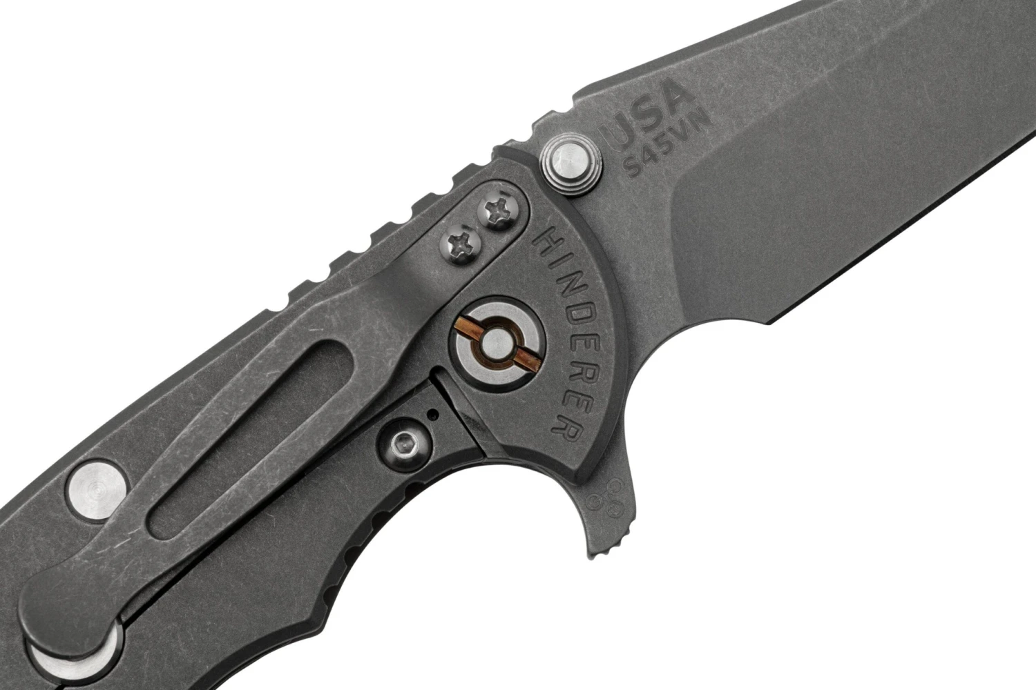 Rick Hinderer XM-18 3.5" Wharncliffe Fatty S45VN, Working Finish Coyote G10, Couteau De Poche 5 Rick Hinderer XM-18 3.5" Wharncliffe Fatty S45VN, Working Finish Coyote G10, Couteau De Poche – Image 5