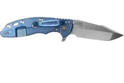 Rick Hinderer XM-18 3.5" Skinny Harpoon Spanto Stonewash, Blue-Black G10 Couteau De Poche -Optimal Couteaux Magasin HRK XM1835 SHP SB BK 02 rick hinderer knives