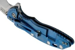 Rick Hinderer XM-18 3.5" Skinny Harpoon Spanto Stonewash, Blue-Black G10 Couteau De Poche -Optimal Couteaux Magasin HRK XM1835 SHP SB BK 05 rick hinderer knives