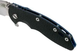 Rick Hinderer XM-18 3.5" Skinny Harpoon Spanto Stonewash, Blue-Black G10 Couteau De Poche -Optimal Couteaux Magasin HRK XM1835 SHP SB BK 07 rick hinderer knives