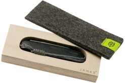 The James Brand The Pike, Black Micarta KN110143-00 Couteau De Poche -Optimal Couteaux Magasin JAKN110143 00 08 the james brand