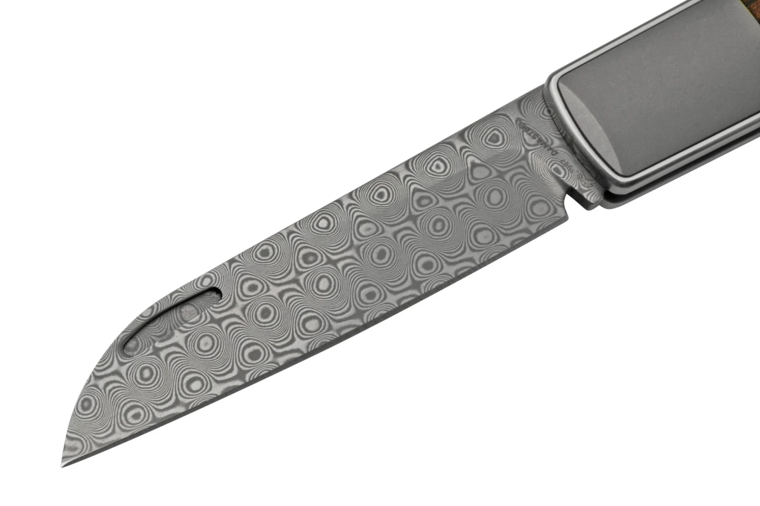 The James Brand The Wayland Rosewood Damascus KN115159-00 Couteau De Poche 3 The James Brand The Wayland Rosewood Damascus KN115159-00 Couteau De Poche – Image 3