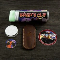 Jack Wolf Benny's Clip Green Canvas Micarta, BENNY-01-GRN, Couteau De Poche Slipjoint -Optimal Couteaux Magasin JW BENNY 01 GRN 03 jackwolf