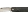 Jack Wolf Laid Back Jack, Black Canvas Micarta LAIDB-01-BLK Couteau De Poche Slipjoint
