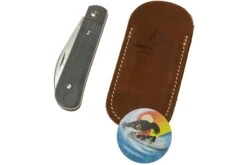 Jack Wolf Laid Back Jack, Black Canvas Micarta LAIDB-01-BLK Couteau De Poche Slipjoint -Optimal Couteaux Magasin JW LAIDB 01 BLK 07 jackwolf