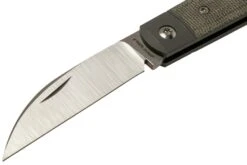 Jack Wolf Laid Back Jack, Green Canvas Micarta LAIDB-01-GRN Couteau De Poche Slipjoint -Optimal Couteaux Magasin JW LAIDB 01 GRN 03 jackwolf