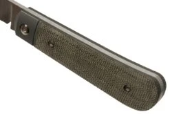 Jack Wolf Laid Back Jack, Green Canvas Micarta LAIDB-01-GRN Couteau De Poche Slipjoint -Optimal Couteaux Magasin JW LAIDB 01 GRN 05 jackwolf