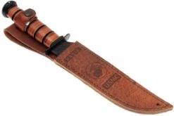 KA-BAR USMC 1218 Partiellement Dentelé, Cuir, étui En Cuir -Optimal Couteaux Magasin KA1218 06 ka bar ka1218 06