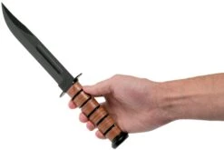 KA-BAR U.S. Army Knife 1220 Couteau à Lame Fixe, étui En Cuir -Optimal Couteaux Magasin KA1220 06 ka bar