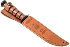 KA-BAR U.S. Army Knife 1220 Couteau à Lame Fixe, étui En Cuir -Optimal Couteaux Magasin KA1220 07 ka bar