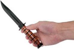 KA-BAR Short USMC Knife 1250, Leather Sheath 13 KA-BAR Short USMC Knife 1250, Leather Sheath -Optimal Couteaux Magasin KA1250 06 ka bar