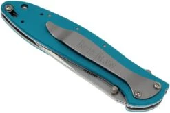 Kershaw Leek 1660TEAL Plain Edge, Vert D'eau -Optimal Couteaux Magasin KE1660TEAL 04 kershaw leek ke1660teal 04