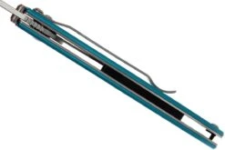 Kershaw Leek 1660TEAL Plain Edge, Vert D'eau -Optimal Couteaux Magasin KE1660TEAL 07 kershaw leek ke1660teal 07