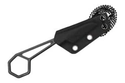 Kansept Hex G0001A4 Black Coating 14C28N, Couteau De Cou, Ostap Hel Design -Optimal Couteaux Magasin KSG0001A4 05 kansept