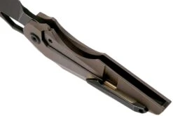 Kansept Genesis K1010A5 Bronze Titanium Couteau De Poche, Jelly Jerry Design -Optimal Couteaux Magasin KSK1010A5 05 kansept knives