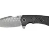 Kansept Entity K1036A3 Damascus, Black Titanium, Couteau De Poche, Nalu Knives Design