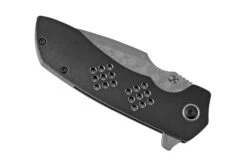Kansept Entity K1036A3 Damascus, Black Titanium, Couteau De Poche, Nalu Knives Design -Optimal Couteaux Magasin KSK1036A3 06 kansept