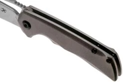 Kansept Mini Kryo K2001B4 Orange Peel Titanium Couteau De Poche, Kim Ning Design -Optimal Couteaux Magasin KSK2001B4 07 kansept knives