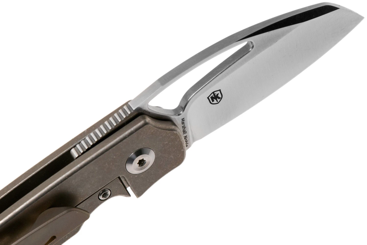 Kansept Goblin K2016A6 Titanium Holes Couteau De Poche, Marshall Noble Design 6 Kansept Goblin K2016A6 Titanium Holes Couteau De Poche, Marshall Noble Design – Image 6