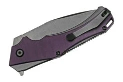 Kansept Hellx T1008A6 Blackwashed, Purple G10 Couteau De Poche, Mikkel WIllumsen Design -Optimal Couteaux Magasin KST1008A6 04 kansept