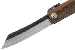 Higonokami Couteau De Poche 7,3 Cm HIGOC2B, Blue Paper Steel, Brown Black Glitter -Optimal Couteaux Magasin KT HIGOC2B 03 higonokami