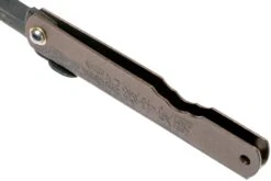 Higonokami Couteau De Poche 7,3 Cm HIGOC2B, Blue Paper Steel, Brown Black Glitter -Optimal Couteaux Magasin KT HIGOC2B 05 higonokami