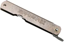 Higonokami Couteau De Poche 7,3 Cm HIGOC2, Blue Paper Steel, Brown Black Glitter -Optimal Couteaux Magasin KT HIGOC2 04 higonokami