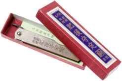 Higonokami Couteau De Poche 7,3 Cm HIGOC2, Blue Paper Steel, Brown Black Glitter -Optimal Couteaux Magasin KT HIGOC2 08 higonokami