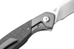 Kizer Grazioso Ki4572A1, 20CV, Black Titanium Carbon Fiber Couteau De Poche, Manganas Design -Optimal Couteaux Magasin KZKI4572A1 06 kizer