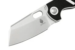 Kizer Vanguard Mini Sheepdog C01C V3488C7 Black And White Micarta, Couteau De Poche -Optimal Couteaux Magasin KZV3488C7 03 kizer