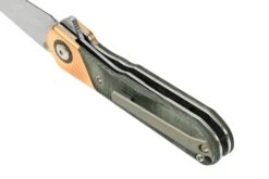 Kizer Comet V3614C3 Brass & Grey Micarta, Couteau De Poche -Optimal Couteaux Magasin KZV3614C3 04 kizer