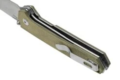 Kizer Domin V4516SC2 Green Micarta, Couteau De Poche -Optimal Couteaux Magasin KZV4516SC2 04 kizer