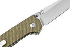 Kizer Domin V4516SC2 Green Micarta, Couteau De Poche -Optimal Couteaux Magasin KZV4516SC2 05 kizer