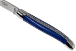 Forge De Laguiole 1211INTCBLEB 11cm, Micarta Bleu, Couteau Laguiole -Optimal Couteaux Magasin LA1211INTCBLEB 07 forge de laguiole