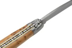 Forge De Laguiole Boraldes Edition 1212EINGE Mitres Satinées, Bois De Genévrier, Couteau De Poche -Optimal Couteaux Magasin LA1212EINGE BOR 05 forgedelaguiole