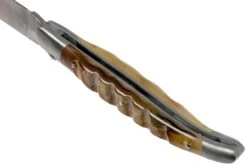 Forge De Laguiole 12 Cm 1212INBESAT Corne De Bélier, Couteau Laguiole -Optimal Couteaux Magasin LA1212INBESAT 05 forge de laguiole