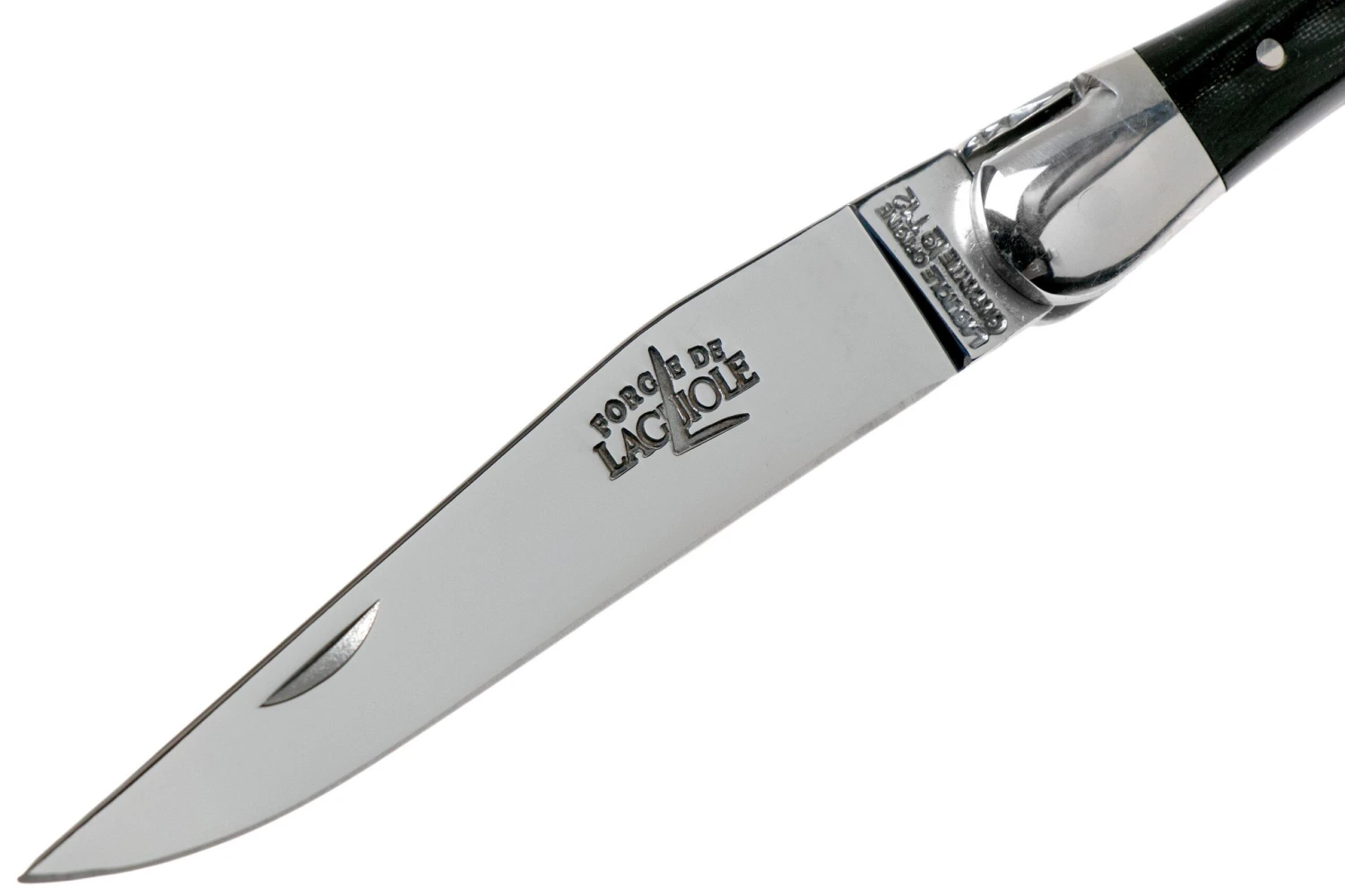 Forge De Laguiole 129INTCNOIBRI 9cm, Micarta Noir, Couteau Laguiole 3 Forge De Laguiole 129INTCNOIBRI 9cm, Micarta Noir, Couteau Laguiole – Image 3