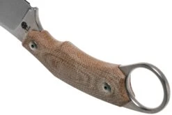 LionSteel H1 Skinner CVN Natural Canvas Micarta Couteau Fixe, Tommaso Rumici Design 11 LionSteel H1 Skinner CVN Natural Canvas Micarta Couteau Fixe, Tommaso Rumici Design -Optimal Couteaux Magasin LI H1 CVN 04 lionsteel