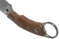 LionSteel H2 Drop Point CVN Natural Canvas Micarta Couteau Fixe, Tommaso Rumici Design 11 LionSteel H2 Drop Point CVN Natural Canvas Micarta Couteau Fixe, Tommaso Rumici Design -Optimal Couteaux Magasin LI H2 CVN 04 lionsteel